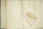 Williamson, John S, fl 1840s :Map of Ngapuke, on the bank of the Ruamahanga River, Wairarapa, Province of Wellington, in the occupation of C. R. Bidwill Esq. [ms map]. John S. Williamson, licensed surveyor, [184-?]