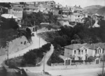 View of houses in Glasgow Street, Kelburn, Wellington, before the widening of the road