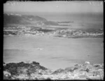 TEAL Solent flying boat Ararangi landing at Evans Bay