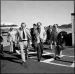 The Mayor of Wellington Michael Fowler, and others