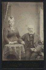 George Eden & Co (Christchurch) fl 1887 :Portrait of unidentified man and woman