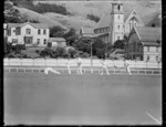 Cricket match at the Basin Reserve, Wellington