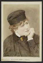 Luks, William (London) fl 1860s-1880s :Portrait of Miss Ellen Terry as Portia