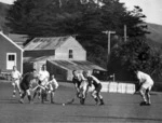 Hockey match at Karori Park, 1950s