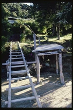 Jetty and bach at Torrent Bay, Tasman District