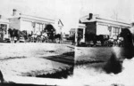 Horses and wagon alongside the business premises of Cochran, Granger & Blackwood, Deveron Street, Invercargill