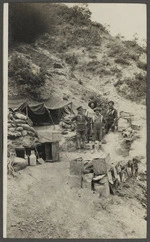 Cookhouse of 15th North Auckland Infantry Company, Auckland Infantry Battalion, Gallipoli Peninsula, Turkey, during World War I