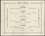 [Featherston Golf Ball]. The menu [1930]