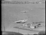 TEAL flying boats at Evans Bay, Wellington