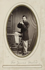 Studio portrait of Sir James Hector - Photograph taken by John McGregor, Dunedin
