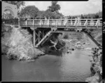 Royal party watching Māori children diving for coins at Whakarewarewa - Photograph taken by E P Christensen