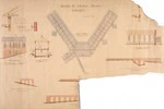 [Crichton & McKay] :Hospital for Infectious Diseases Wellington. [Elevation of] Discharge Wing. Roof plan. Elevation of foundations. Section FF. [October 1917]