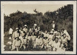 Group photographed during a picnic at Waikouaiti, Dunedin, New Zealand