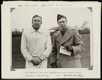 Photograph of Alan Pennington and Jack Lovelock
