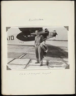 Photograph of Jack Lovelock at Schiphol Airport, Amsterdam
