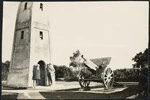 Watchtower and gun carriage, Manaia