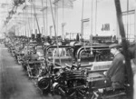 Looms at the Wellington Woollen Manufacturing Co premises in Petone