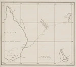 Map of Eastern Australia, Northern New Zealand, New Caledonia and Fiji