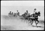 Soldiers on horseback, Gallipoli Peninsula, Turkey, during World War I