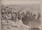 Photograph of soldiers on ridge - South African War