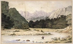 [Weld, Frederick Aloysius] 1823-1891 :Valley of the upper Wairau (first explored 1855). Expedition to explore the country between Canterbury and Nelson (for the provincial government of Nelson). [1855]