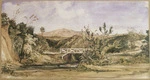 [Weld, Frederick Aloysius] 1823-1891 :Brackenfield, South Island. Bridge near the lodge, Brackenfield, January 29 1864