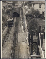 View of the Kelburn cable car, Wellington, New Zealand