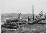 Preparations for building St Margaret's Anglican Church, Taihape