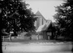 Exterior of St Matthew's Anglican church in Hastings