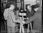 Passengers from the flying boat, Evans Bay