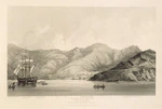 Townsend, Mary, 1822-1869 :Port Lyttelton. Victoria Harbour. Etched by T. Allom. From a drawing by Miss Mary Townsend. London, John W. Parker, 1851.