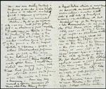 Fourth page of letter from Frances Hodgkins to Rachel Hodgkins
