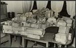 Parcels packed by the Patriotic Fund for soldiers overseas during World War 2
