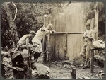 Visitors to a survey camp, Ruatiti Block - Photographed by Hubert Girdlestone