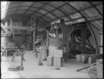 Interior of a gum shed, Lake Ohia