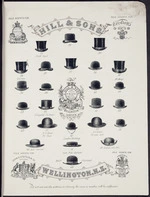 Charles Hill & Sons Ltd :Hill & Sons, sole agents for Henry Heath London; Woodrows Hats; John Stetson & Co Philad[elphi]a; James E Mills London. [Catalogue page [2]. Models 27 to 49. 1897]
