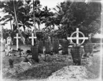 Graves of American and British soldiers killed in action during the Samoan civil war of 1888-1889