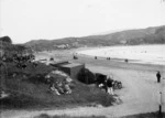 Beach at Titahi Bay - Photograph taken by William Hall Raine