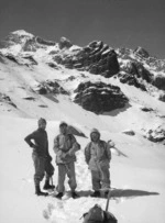 Yunnan, China. Tent Peak. Fraser Ratcliff, Muleteer, Lashiba, on the way to first high camp. 29 October 1938.