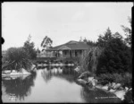 Gardens in the Sanatorium grounds at Rotorua - Photograph taken by Thomas Pringle