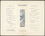 Maori entertainment, Town Hall, Wellington, Tuesday, 26th July 1910. Programme Part I [and] Part II [1910]