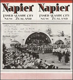 New Zealand Government Tourist Bureau :Napier, famed seaside city of New Zealand. [Cover. ca 1938]