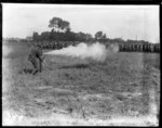 Training New Zealand troops to cope with poisonous gas attacks during World War I