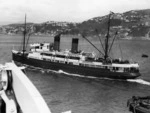 The steamship Tamahine leaving Wellington