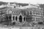 Exterior view of the Parliamentary Library under restoration - Photograph taken by Ray Pigney