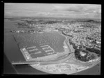 Westhaven Inlet, with boats and approach to Auckland Harbour Bridge