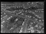 Suburban housing, Mission Bay, Auckland, showing Dudley Road, including and the Naismith residence