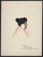 [Coates, Isaac] 1808-1878 :E Ranguera. Rangiahaeta's wife. The woman that was killed at the "Wiaroi". [1843?]
