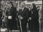 Parents and aunt of Te Moananui-a-Kiwa Ngarimu, at the hui to mark the posthumous awarding of his Victoria Cross, Ruatoria