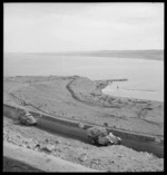Convoys of the 8th Army moving forward, Sollum, Egypt, during World War II - Photograph taken by M D Elias